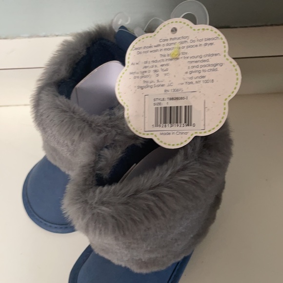 SteppingStones Baby Faux Fur Boots 0-3 months - Picture 5 of 5